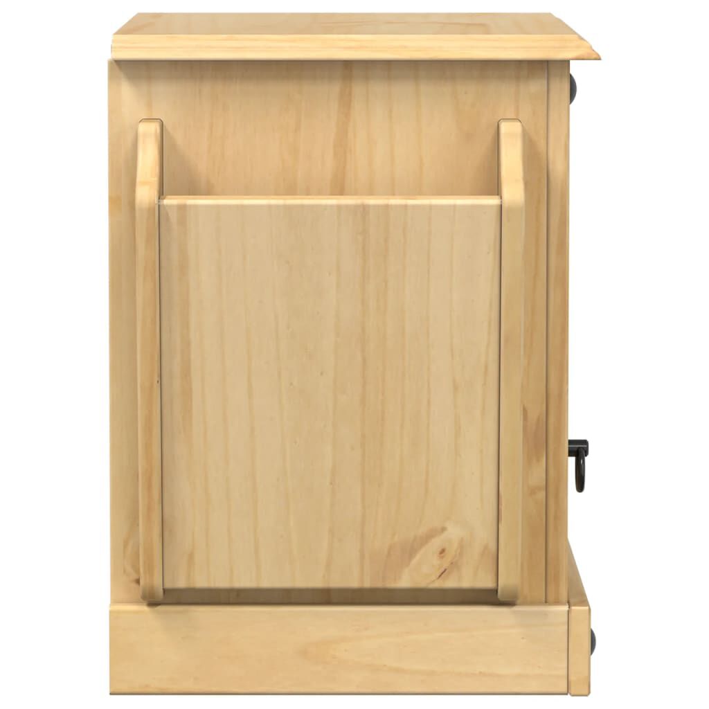 vidaXL Κομοδίνο Corona 45x35x47,5 εκ. από Μασίφ Ξύλο Πεύκου