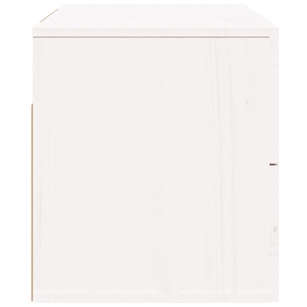 vidaXL Κομοδίνο Επιτοίχιο Λευκό 50 x 36 x 40 εκ.