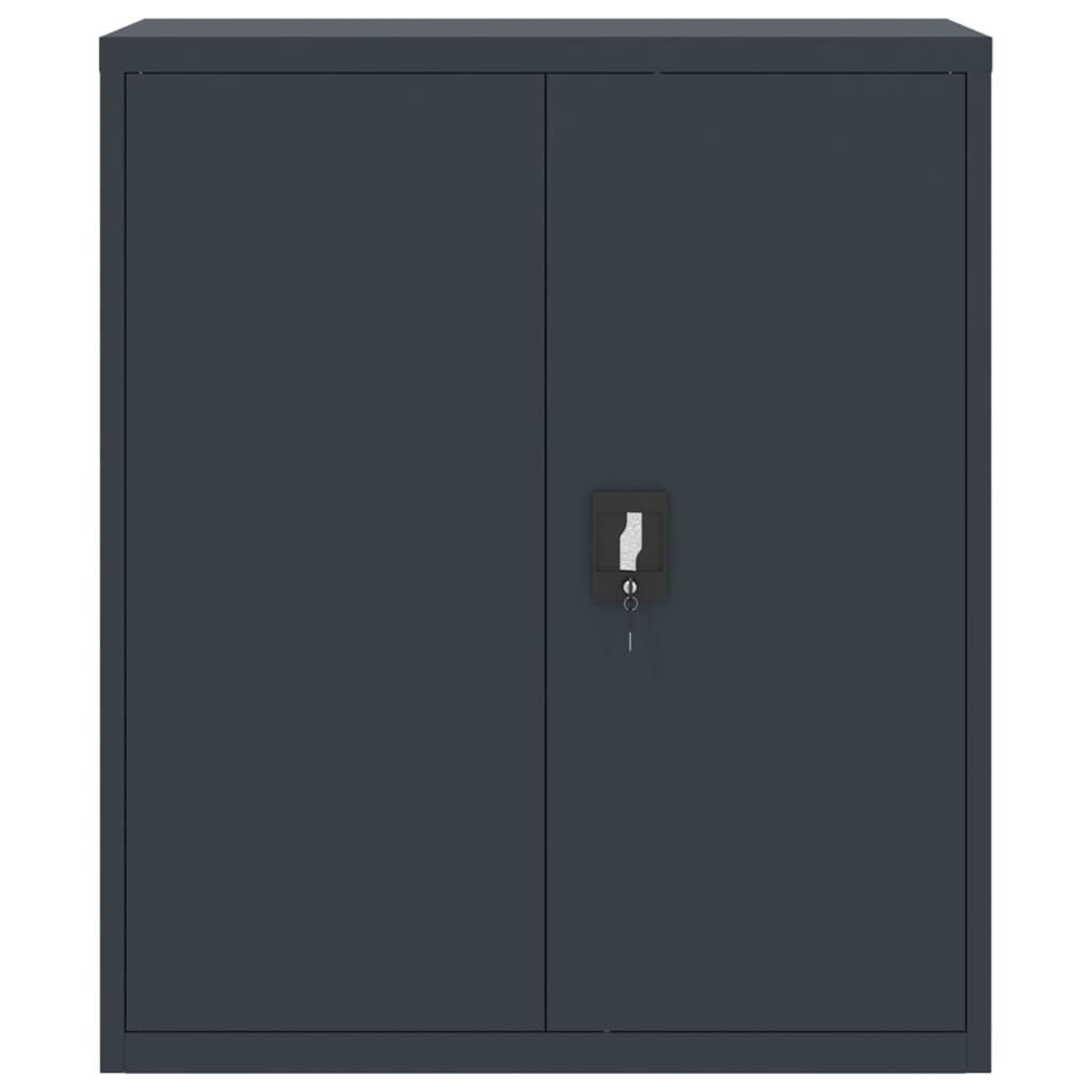 vidaXL Αρχειοθήκη Ανθρακί 90 x 40 x 105 εκ. Ατσάλινη