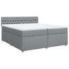 vidaXL &Kappa;&rho;&epsilon;&beta;ά&tau;&iota; Boxspring &mu;&epsilon; &Sigma;&tau;&rho;ώ&mu;&alpha; &Alpha;&nu;&omicron;&iota;&chi;&tau;ό &Gamma;&kappa;&rho;&iota; 200x200 &epsilon;&kappa;. &Upsilon;&phi;&alpha;&sigma;&mu;ά&tau;&iota;&nu;&omicron;