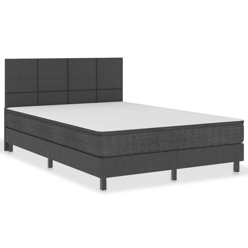 vidaXL Κεφαλάρι Σκούρο Γκρι 140 x 200 εκ. Υφασμάτινο