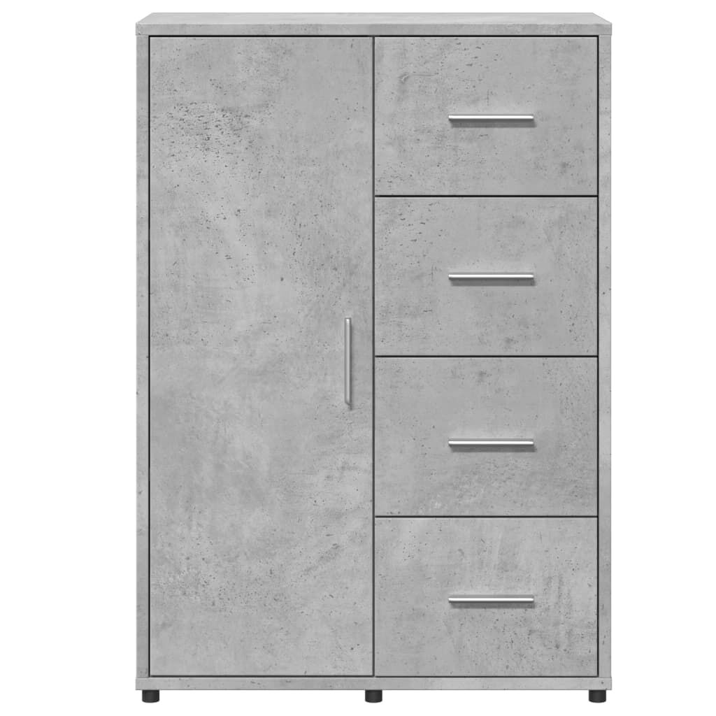 vidaXL Βοηθητικά Ντουλάπια 2 τεμ. Γκρι Σκυρ. 60x31x84 εκ. Επεξ. Ξύλο