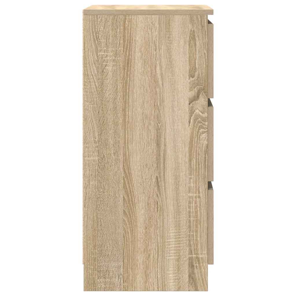 vidaXL Ραφιέρα Sonoma Δρυς 37,5x35x76 εκ. από Επεξεργ. Ξύλο