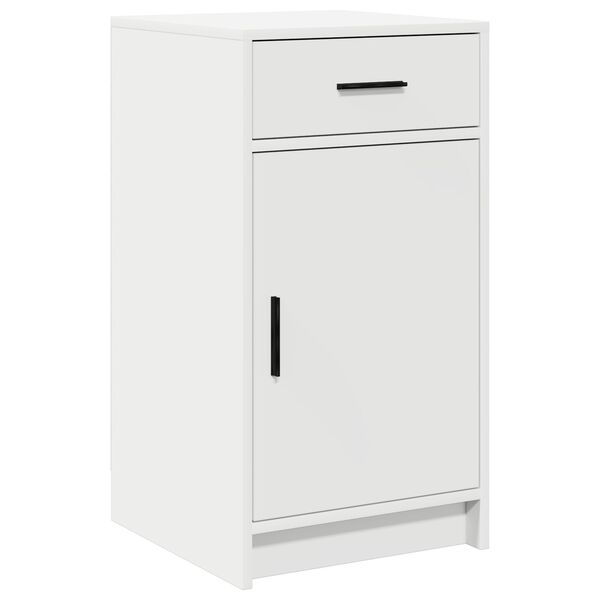 vidaXL Τραπέζι περιποίησης με συρτάρι 2 pcs Λευκό 40 x 41 x 75 εκ