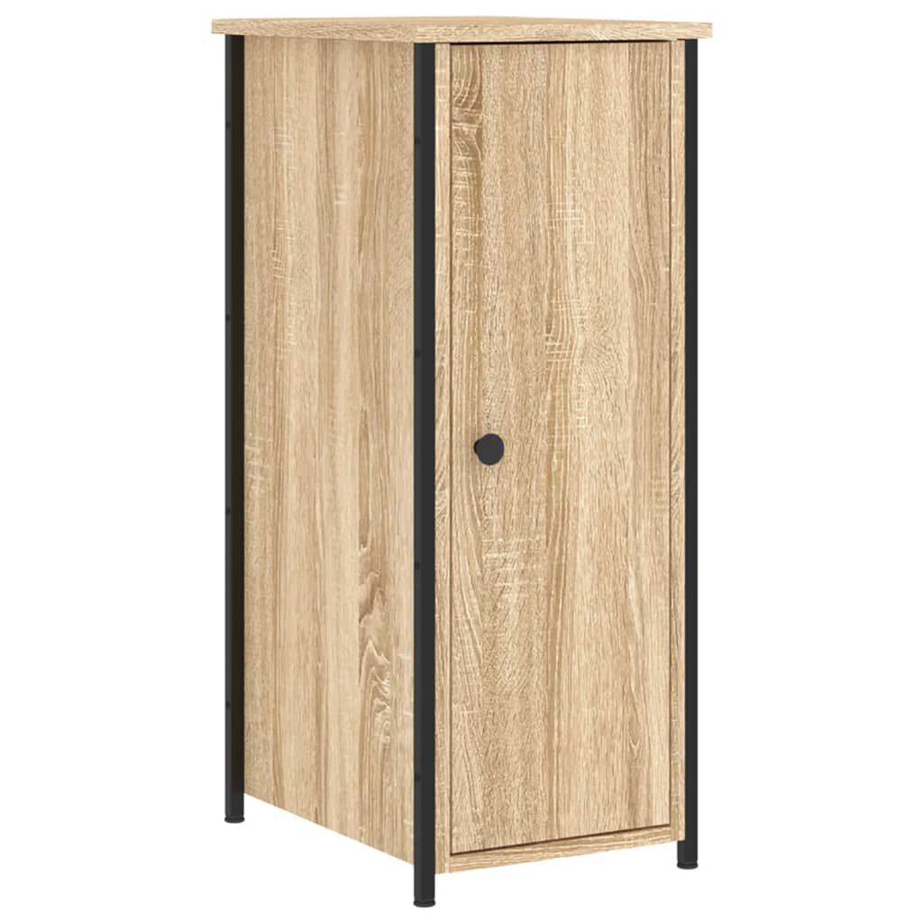 vidaXL Κομοδίνα 2 τεμ. Sonoma Δρυς 32x42x80 εκ. από Επεξεργασμένο Ξύλο