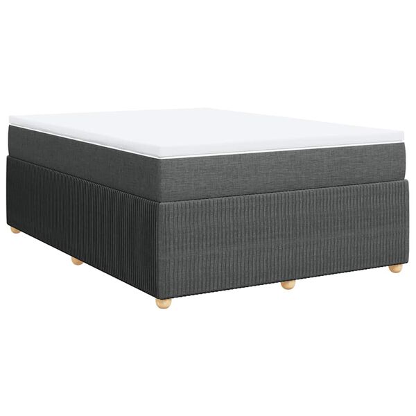 vidaXL &Kappa;&rho;&epsilon;&beta;ά&tau;&iota; Boxspring &mu;&epsilon; &Sigma;&tau;&rho;ώ&mu;&alpha; &Sigma;&kappa;&omicron;ύ&rho;&omicron; &Gamma;&kappa;&rho;&iota; 140x190 &epsilon;&kappa;. &Upsilon;&phi;&alpha;&sigma;&mu;ά&tau;&iota;&nu;&omicron;