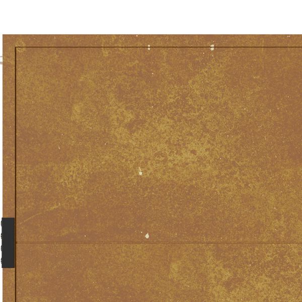 vidaXL Πύλη Κήπου 105x80 εκ. από Ατσάλι Corten