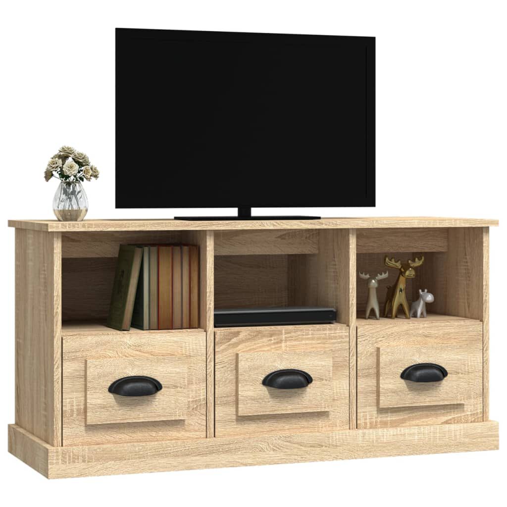 vidaXL Έπιπλο Τηλεόρασης Sonoma Δρυς 100x35x50 εκ. Επεξ. Ξύλο
