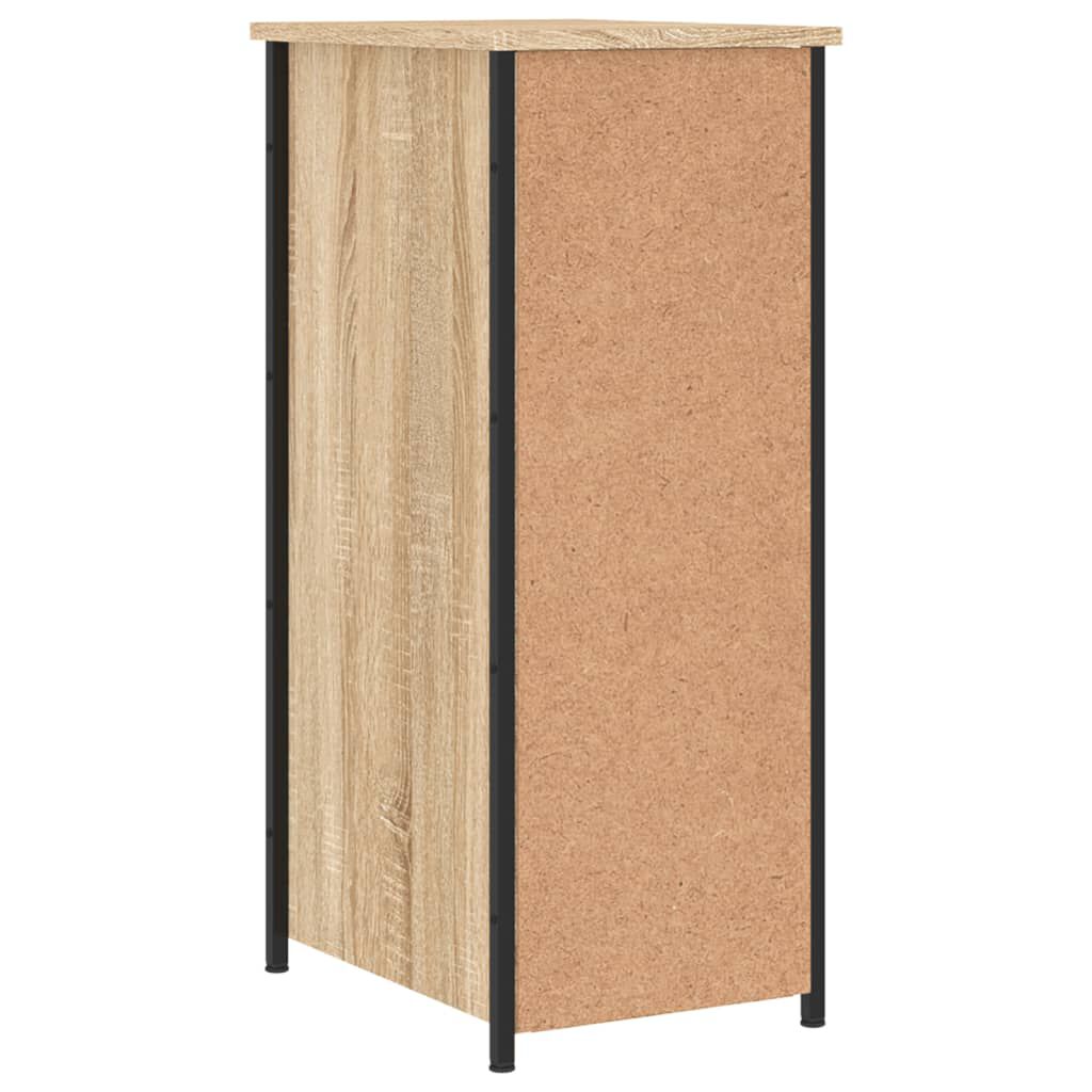 vidaXL Κομοδίνα 2 τεμ. Sonoma Δρυς 32x42x80 εκ. από Επεξεργασμένο Ξύλο