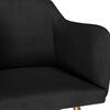 vidaXL Καρέκλες Τραπεζαρίας 2 τεμ. Μαύρες Βελούδινες