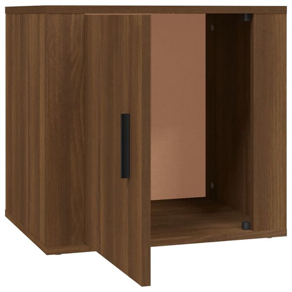 vidaXL Κομοδίνο Καφέ Δρυς 50 x 39 x 47 εκ.