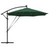 vidaXL Ομπρέλα Cantilever Banana Πράσινο 294 x 294 x 248 cm