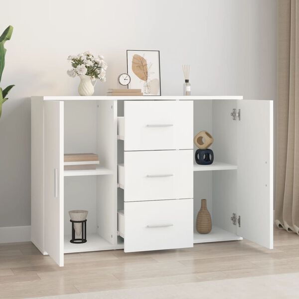 vidaXL Ντουλάπι Λευκό 91 x 29,5 x 65 εκ. από Επεξεργασμένο Ξύλο
