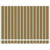 vidaXL Αντιανεμικό Ριγέ Πράσινο και κίτρινο 3 x 2,5 μ
