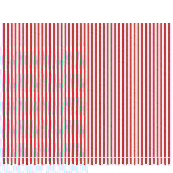 vidaXL Τεντόπανο Ανταλλακτικό Ριγέ Κόκκινο / Λευκό 4,5 x 3,5 μ.