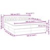 vidaXL Box Spring &Kappa;&rho;&epsilon;&beta;ά&tau;&iota; &mu;&epsilon; &sigma;&tau;&rho;ώ&mu;&alpha;&tau;&alpha; &Sigma;&kappa;&omicron;ύ&rho;&omicron; &pi;&rho;ά&sigma;&iota;&nu;&omicron; &Beta;&epsilon;&lambda;&omicron;ύ&delta;&iota;&nu;&omicron;