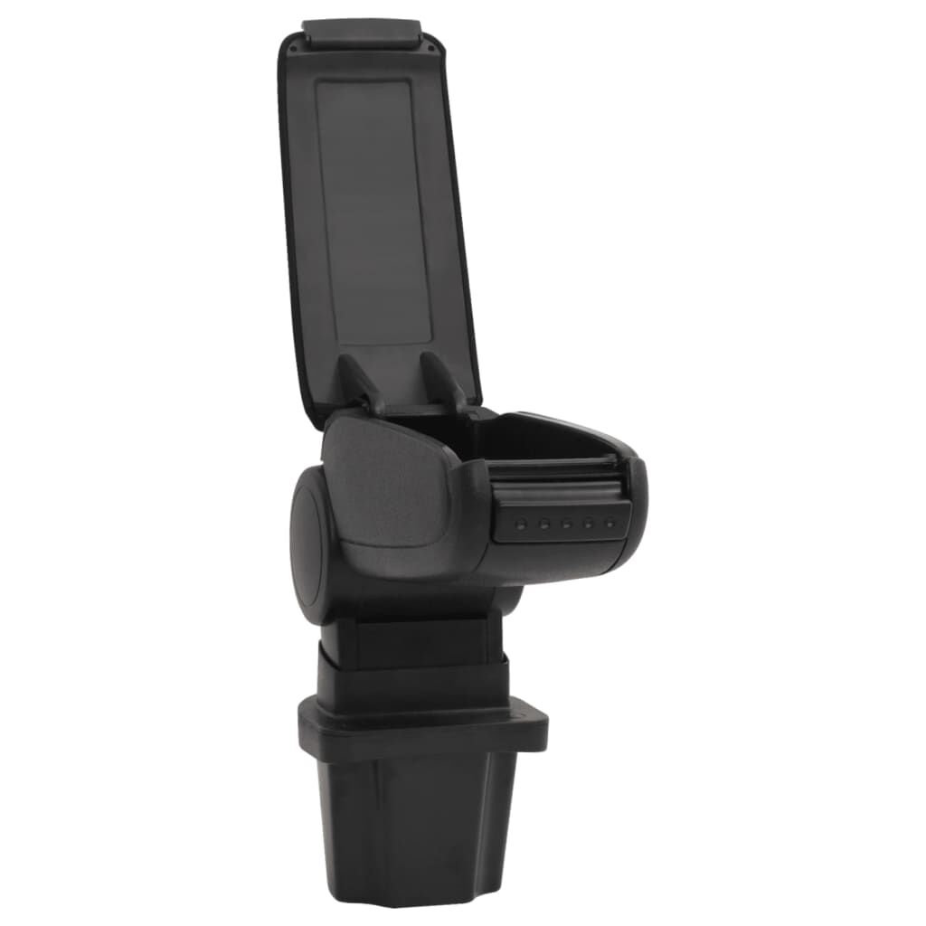 vidaXL Τεμπέλης Αυτοκινήτου Μαύρος 13,5x32,5x(31-46,5) εκ. από ABS