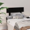 vidaXL Κεφαλάρι Κρεβατιού Μαύρο 103,5x3x81 εκ. Μασίφ Ξύλο Πεύκου
