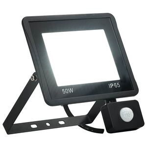 vidaXL Προβολέας LED με Αισθητήρα Ψυχρό Λευκό 50 W