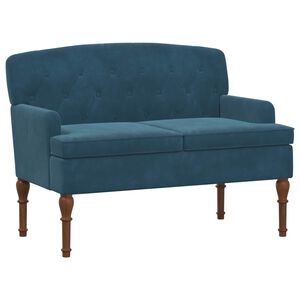 vidaXL Love seat &mu;&epsilon; &kappa;&omicron;&upsilon;&mu;&pi;&iota;ά &Mu;&pi;&lambda;&epsilon; 111 x 65 x 79 &epsilon;&kappa; &Beta;&epsilon;&lambda;&omicron;ύ&delta;&omicron;