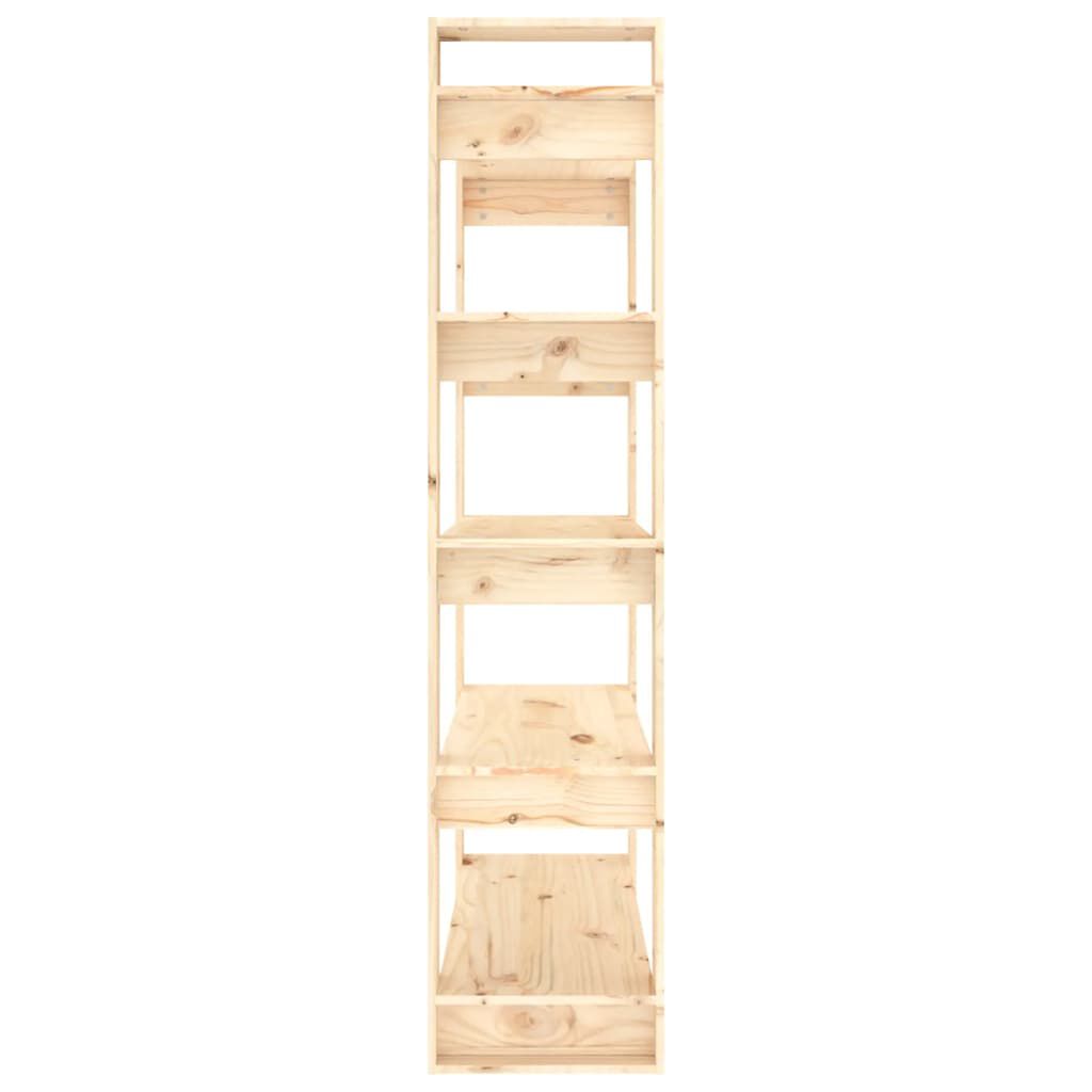 vidaXL Βιβλιοθήκη/Διαχωριστικό Χώρου 80x35x160 εκ. Μασίφ Ξύλο