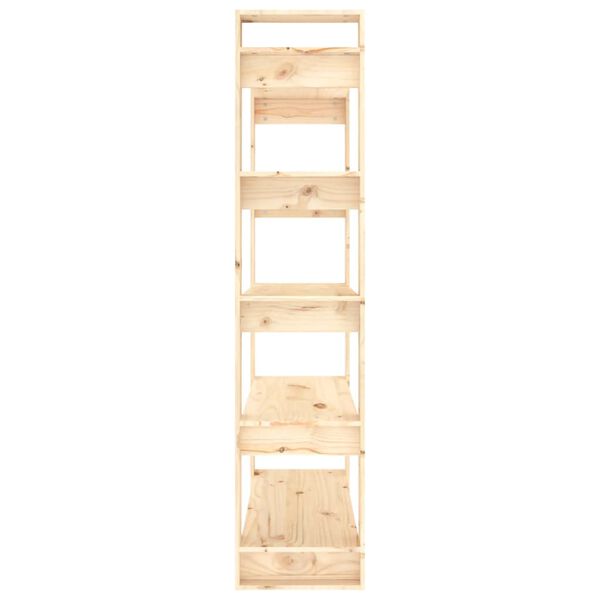 vidaXL Βιβλιοθήκη/Διαχωριστικό Χώρου 80x35x160 εκ. Μασίφ Ξύλο