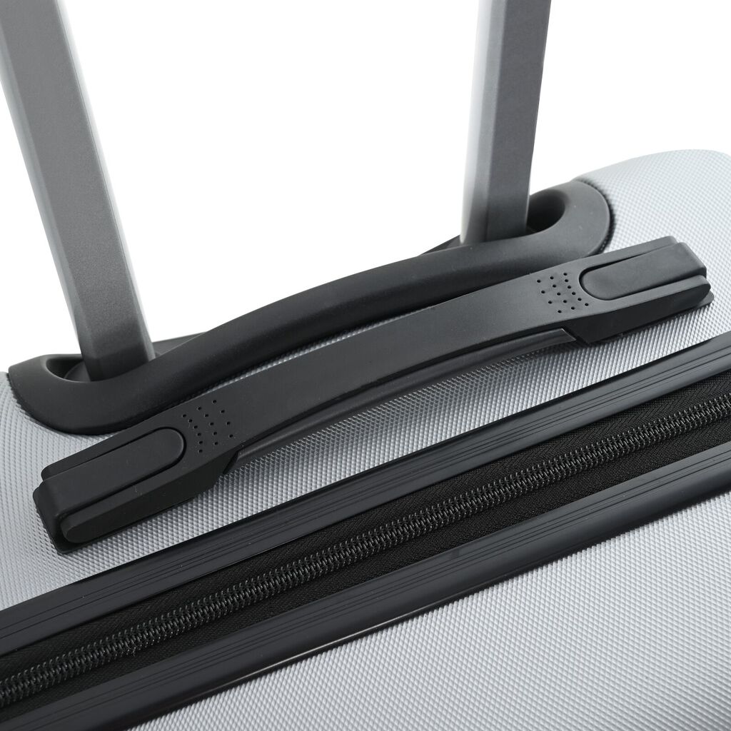 vidaXL Σετ βαλιτσών 3 τεμάχια Ανθεκτική Ασημί 20'' 24'' 28'' ABS