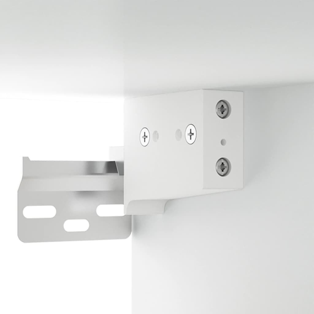 vidaXL Κομοδίνο Επιτοίχιο Λευκά 35 x 35 x 20 εκ.