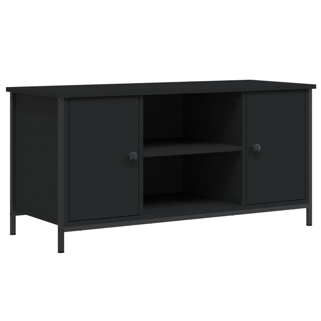 vidaXL Έπιπλο Τηλεόρασης Μαύρο 100x40x50 εκ. Επεξεργασμένο Ξύλο