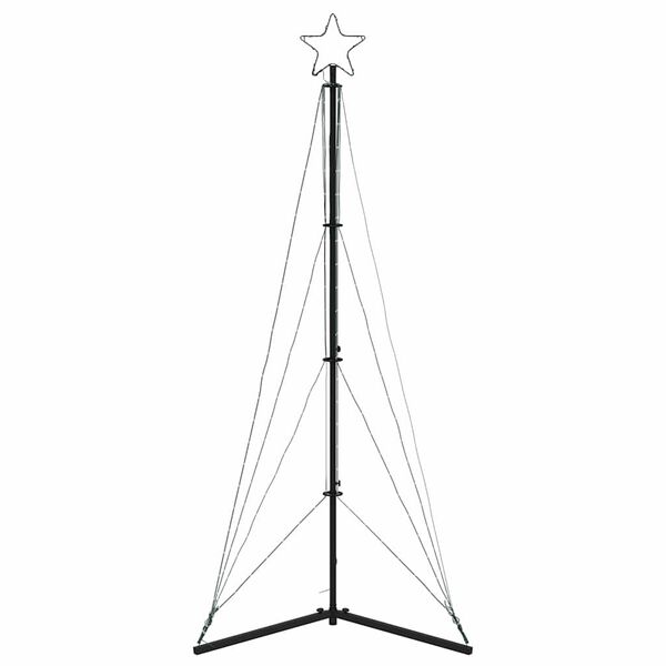vidaXL Χριστουγεννιάτικο δέντρο LED 363 LED πολύχρωμα 182 εκ.
