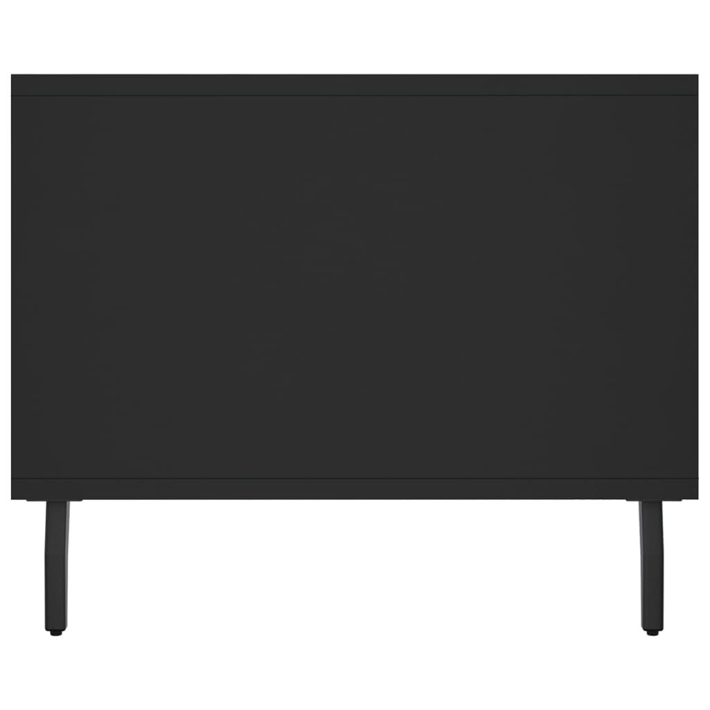 vidaXL Τραπεζάκι Σαλονιού Μαύρο 102x50x40 εκ. από Επεξεργασμένο Ξύλο