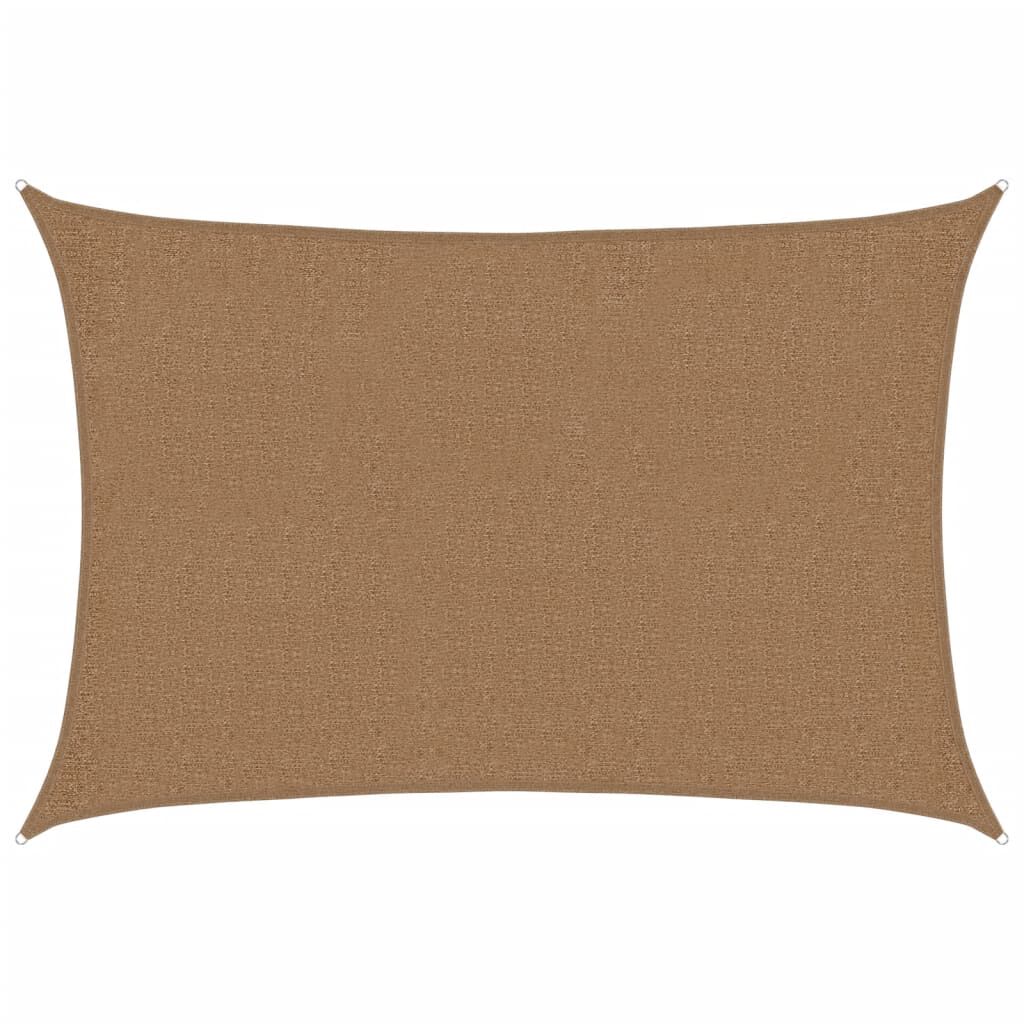 vidaXL Πανί Σκίασης Taupe 2 x 3 μ. από HDPE 160 γρ./μ²
