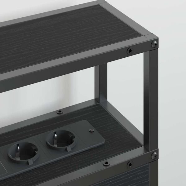 vidaXL &Kappa;&epsilon;&phi;&alpha;&lambda;ά&rho;&iota; &Alpha;&pi;&omicron;&theta;ή&kappa;&eta;&sigmaf; &mu;&epsilon; &rho;ά&phi;&iota; &Mu;&alpha;ύ&rho;&eta; &delta;&rho;&upsilon;&sigmaf; 140 cm &Epsilon;&pi;&epsilon;&xi;&epsilon;&rho;&gamma;&alpha;&sigma;&mu;έ&nu;&omicron; &xi;ύ&lambda;&omicron;