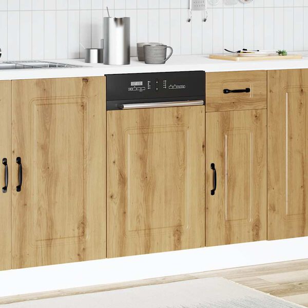 vidaXL Πίνακας πλυντηρίου πιάτων "Kalmar" Artisan Oak 45x1,5x67 cm