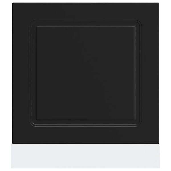 vidaXL Πίνακας πλυντηρίου πιάτων "Kalmar" Μαύρο 60x1,5x67 cm