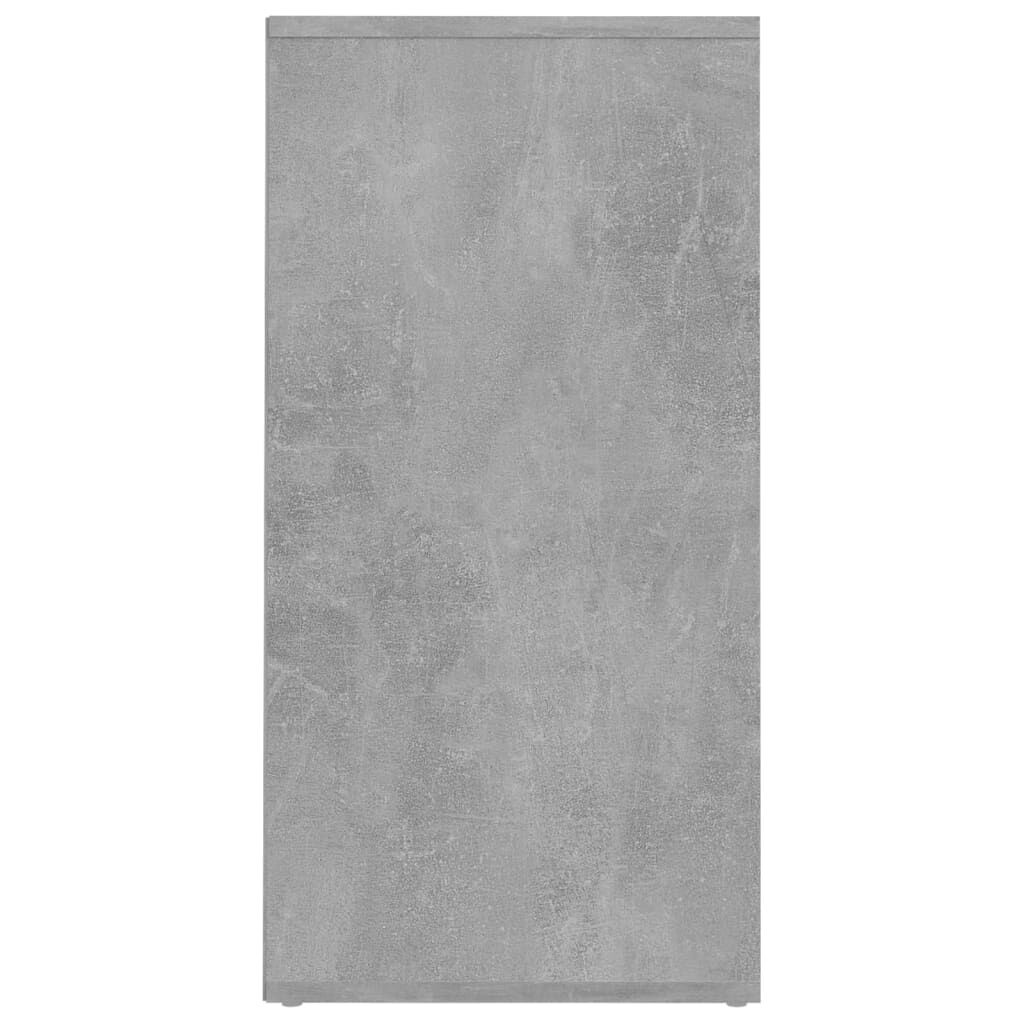vidaXL Παπουτσοθήκη Γκρι Σκυροδέματος 31,5x35x70 εκ. από Επεξ. Ξύλο