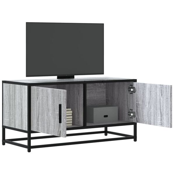 vidaXL Έπιπλο Τηλεόρασης Γκρι Sonoma 80x34,5x40 εκ. Επεξ. Ξύλο