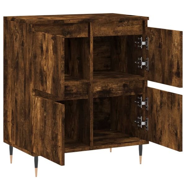 vidaXL Ντουλάπι Καπνιστή Δρυς 60x35x70 εκ. από Επεξεργασμένο Ξύλο