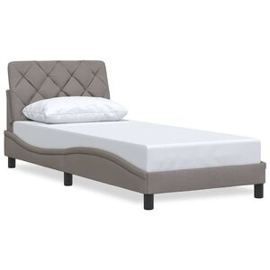 vidaXL &Sigma;&kappa;&epsilon;&lambda;&epsilon;&tau;ό&sigmaf; &Kappa;&rho;&epsilon;&beta;&alpha;&tau;&iota;&omicron;ύ &Chi;&omega;&rho;ί&sigmaf; &Sigma;&tau;&rho;ώ&mu;&alpha; Taupe 80x200 &epsilon;&kappa;. &Upsilon;&phi;&alpha;&sigma;&mu;ά&tau;&iota;&nu;&omicron;