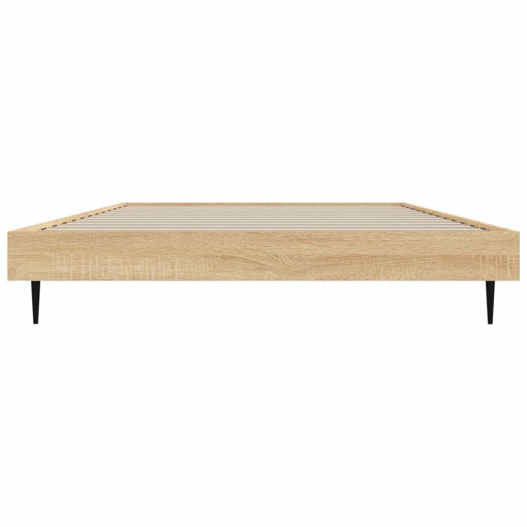 vidaXL Πλαίσιο Κρεβατιού Χωρ. Στρώμα Sonoma Δρυς 100x200εκ Επ. Ξύλο