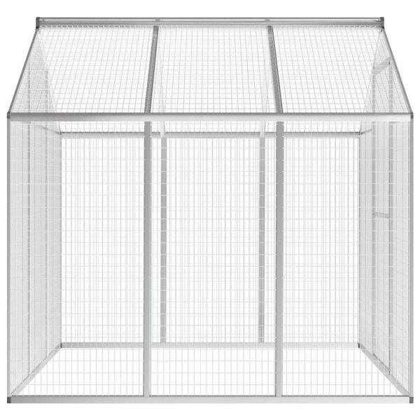 vidaXL Κλουβί Πτηνών Εξωτερικού Χώρου 183 x 178 x 194 εκ. Αλουμινίου