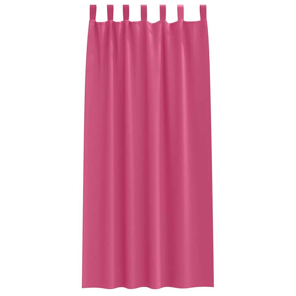 vidaXL Κουρτίνες 2 pcs Φωτεινό Ροζ 225 x 140 εκ. Πολυεστέρας