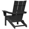 vidaXL Έπιπλα Χαλάρωσης Κήπου 2 pcs Μαύρο 74.5 x 80.5 x 90 εκ.