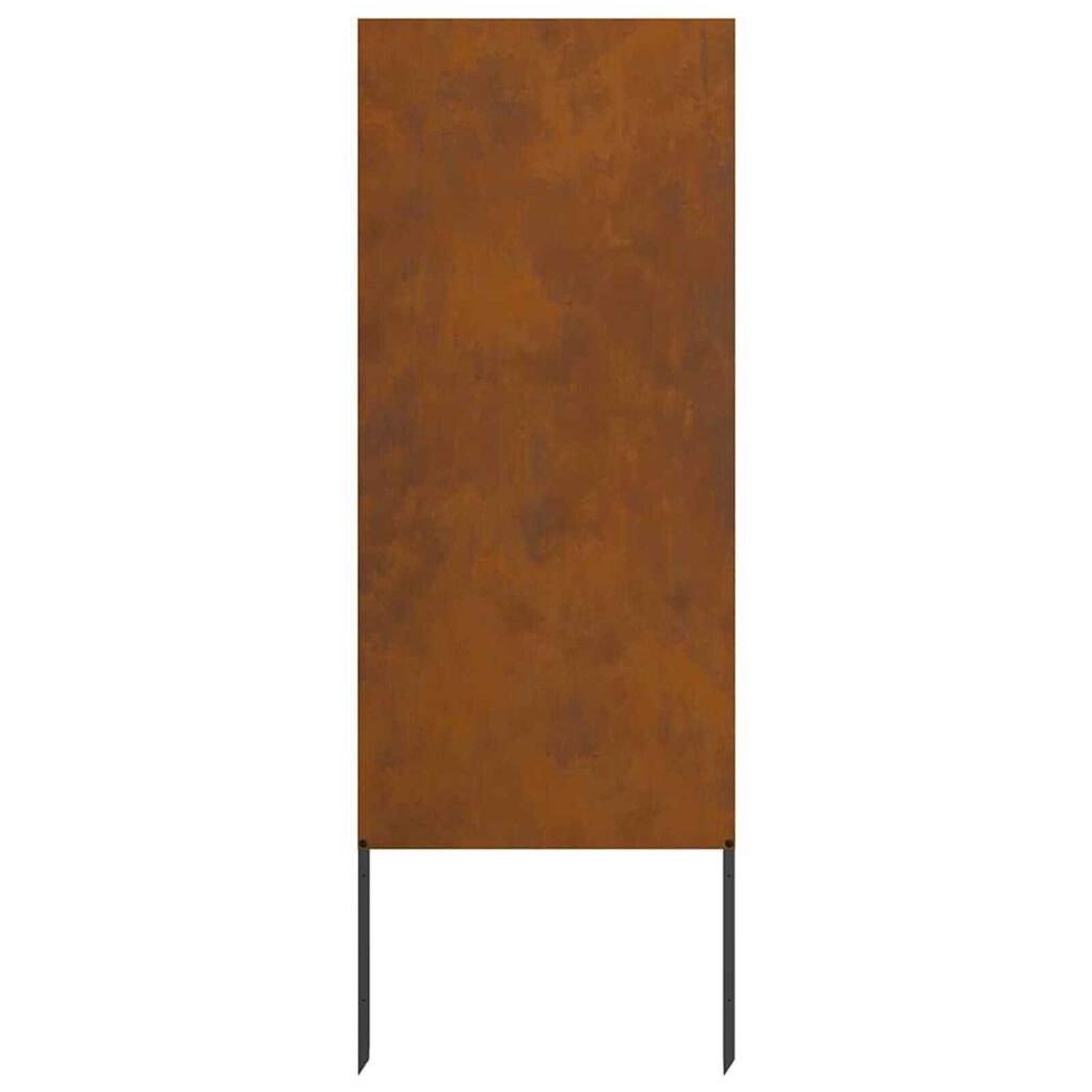 vidaXL Διακοσμητική Πλάκα Κήπου Άλλο Σκ rusty 50 x 140 cm