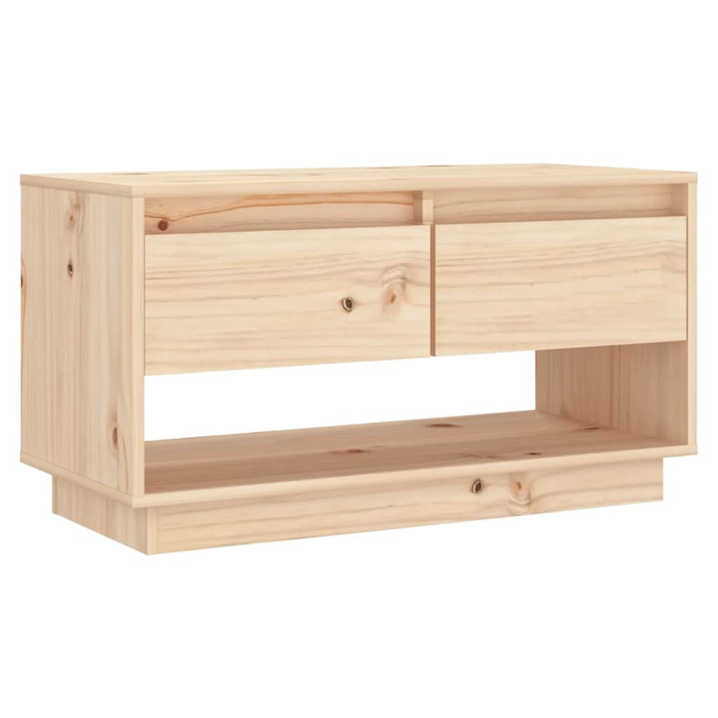vidaXL Έπιπλο Τηλεόρασης 74 x 34 x 40 εκ. από Μασίφ Ξύλο Πεύκου