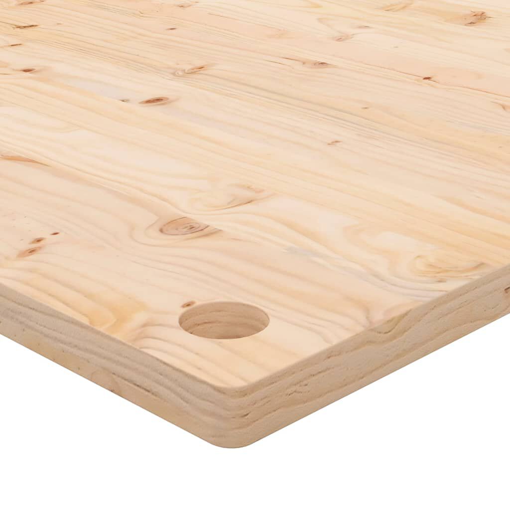 vidaXL Επιφάνεια Γραφείου 100 x 60 x 2,5 εκ. από Μασίφ Ξύλο Πεύκου