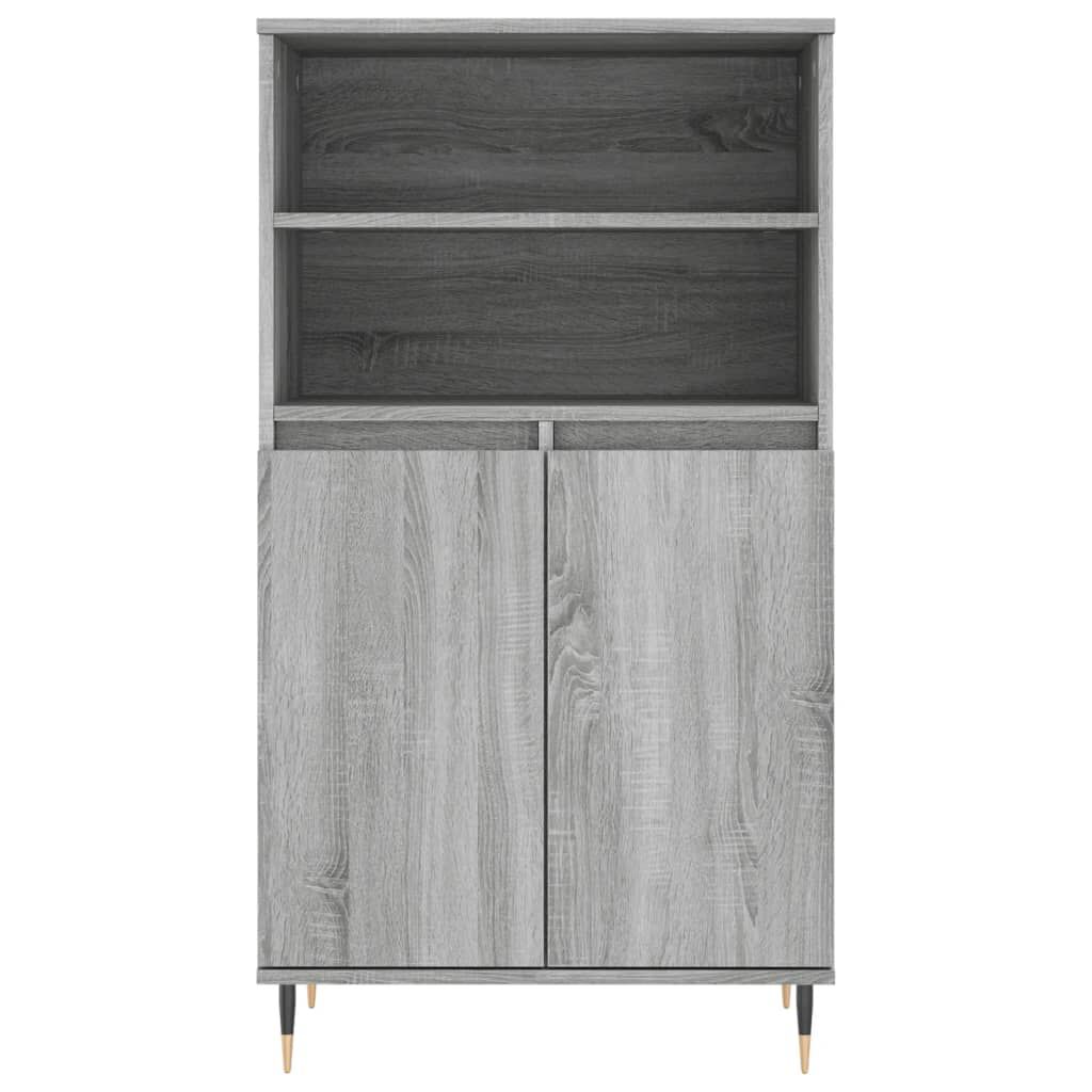 vidaXL Ντουλάπι Γκρι Sonoma 60 x 36 x 110 εκ. από Επεξεργασμένο Ξύλο