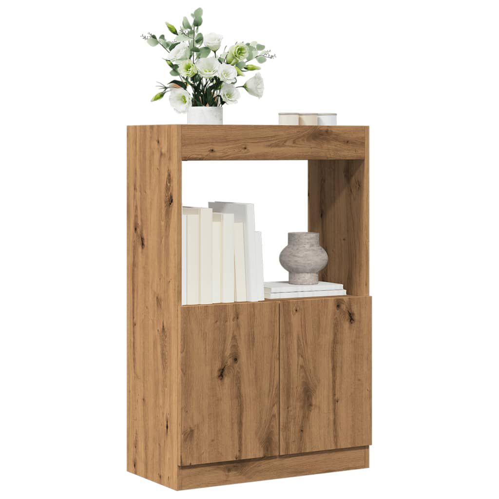 vidaXL Ντουλάπι Αρτισιανή Δρυς 63x33x100 εκ. από Επεξεργασμένο Ξύλο