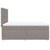 vidaXL &Kappa;&rho;&epsilon;&beta;ά&tau;&iota; Boxspring &mu;&epsilon; &Sigma;&tau;&rho;ώ&mu;&alpha; Taupe 140x190 &epsilon;&kappa;. &Upsilon;&phi;&alpha;&sigma;&mu;ά&tau;&iota;&nu;&omicron;