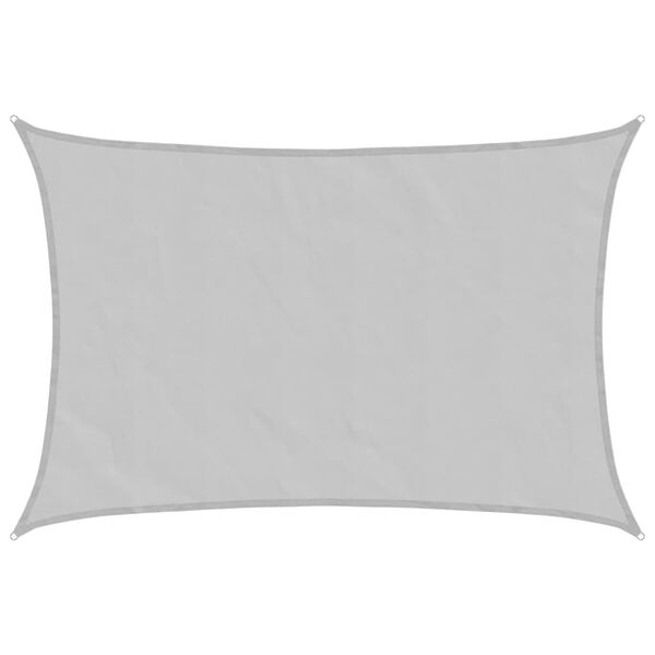 vidaXL Σκίαστρο Ιστιοπλοΐας Αν. Γκρι 4x3 μ. 100% Πολυεστέρας Oxford